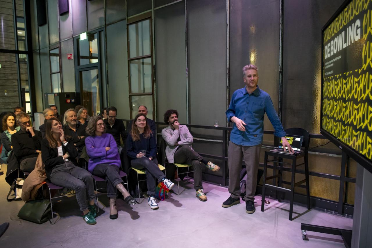 Presentatie Thijs van Spaandonk. Foto: Joris Buijs