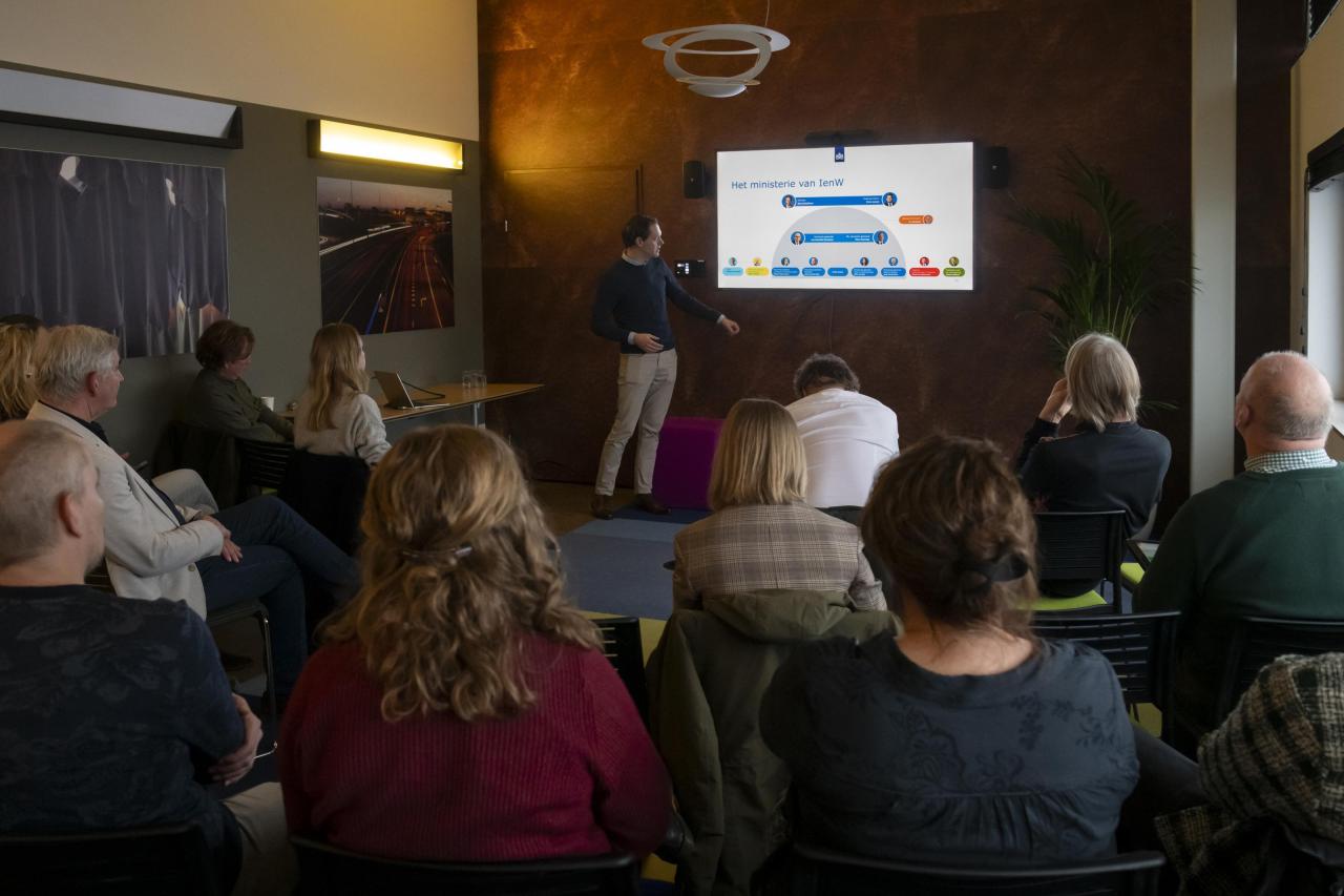 Presentatie Dirk-Jan de Vries. Foto: Joris Buijs