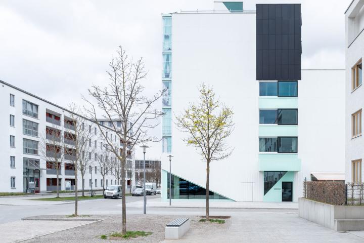 Foto uit "Architectuur van Wooncoöperaties": San Riemo, Duitsland (Foto: Petter Krag)