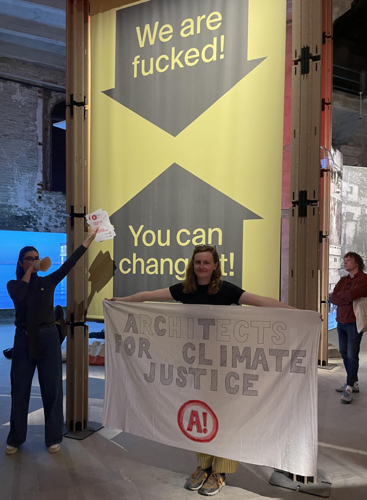 ACAN Norway and NL stunt, Venice Architecture Biennale 2025. Foto: Armelle Breuil